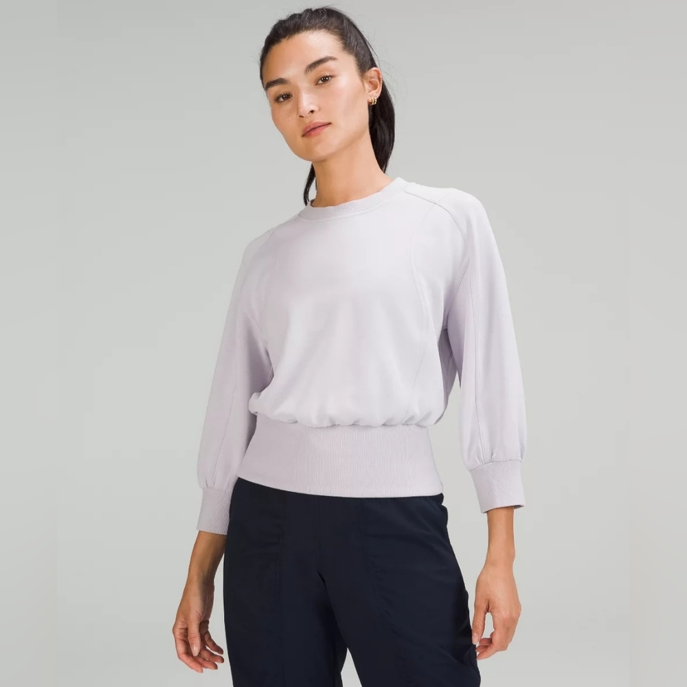 lululemon athletica Light Lavender Long Sleeve Pullover